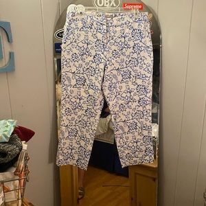 White & blue dress pants!